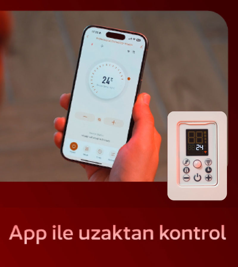 App ile uzaktan kontrol