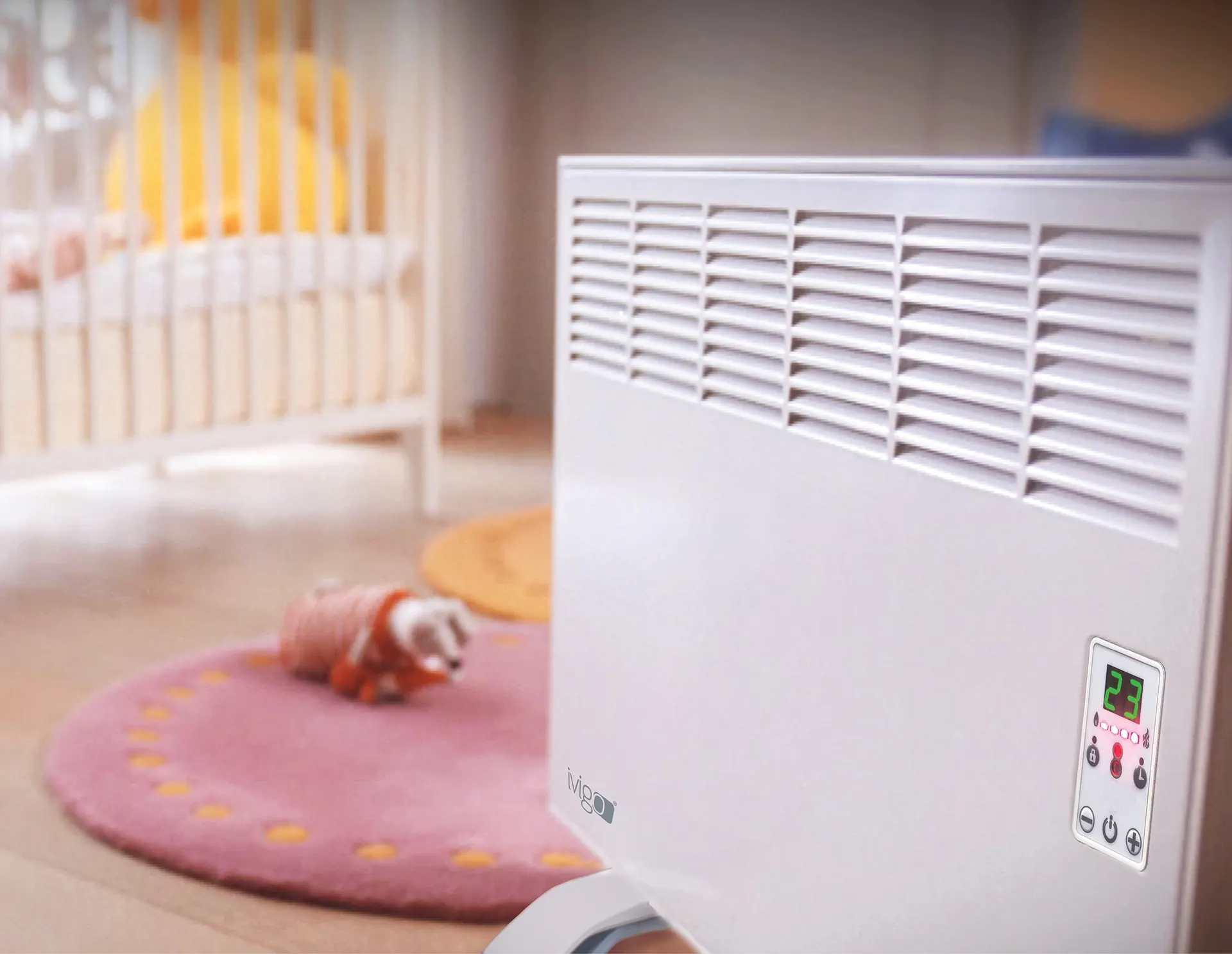 İVİGO EPK 1000 Watt Dijital Konvektör Isıtıcı Beyaz