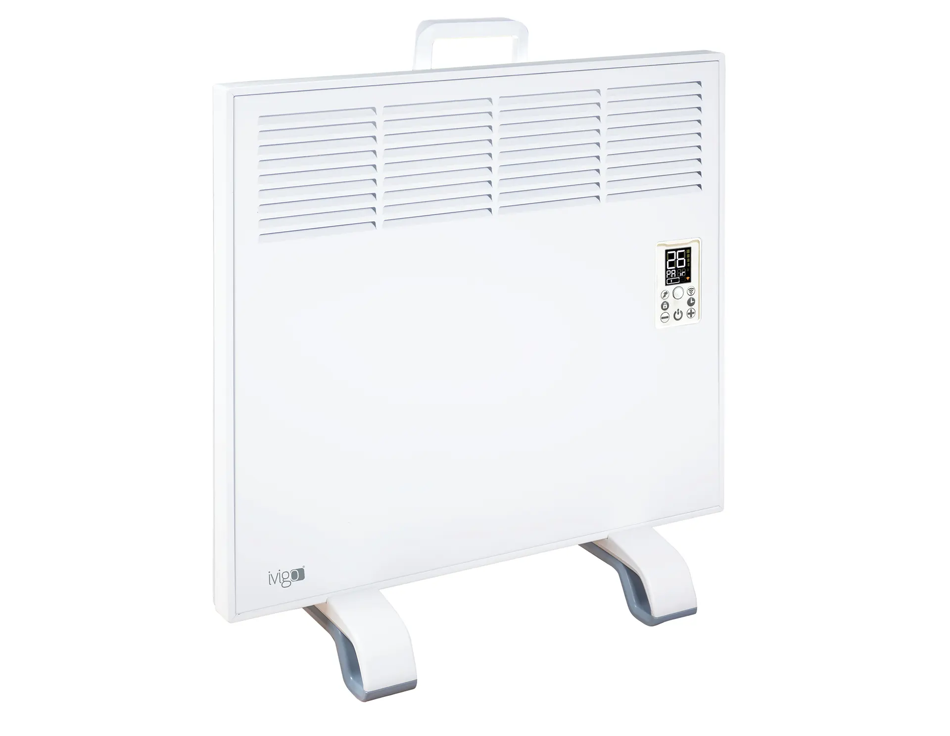 İVİGO EPK 500 Watt Profesyonel Wi-Fi Konvektör Isıtıcı Beyaz Ayaklı