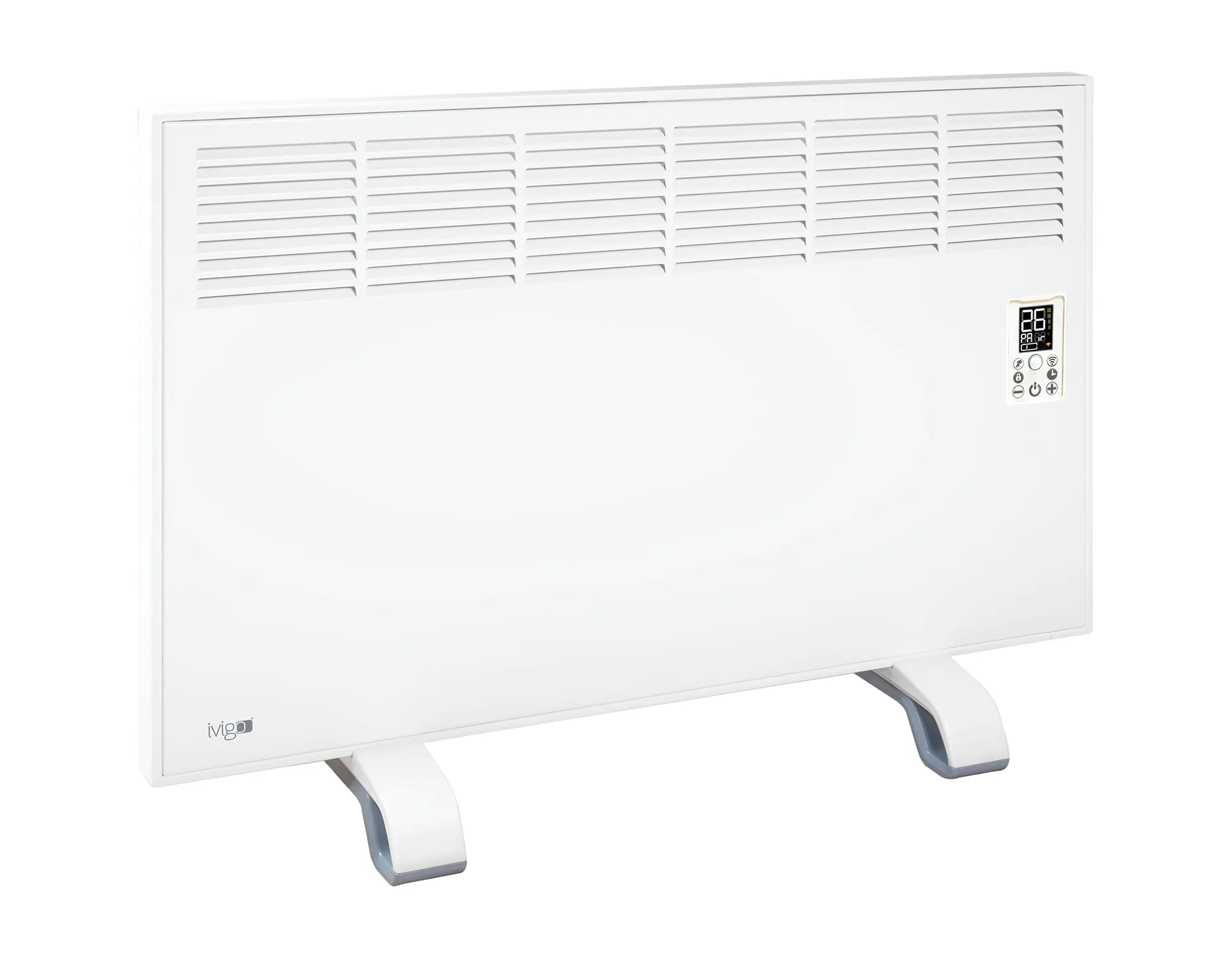 İVİGO EPK 1500 Watt Profesyonel Wi-Fi Konvektör Isıtıcı Beyaz Ayak + Askılı