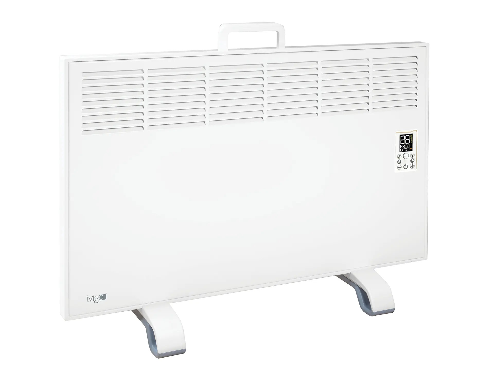 İVİGO EPK 1500 Watt Profesyonel Wi-Fi Konvektör Isıtıcı Beyaz Ayak + Askılı
