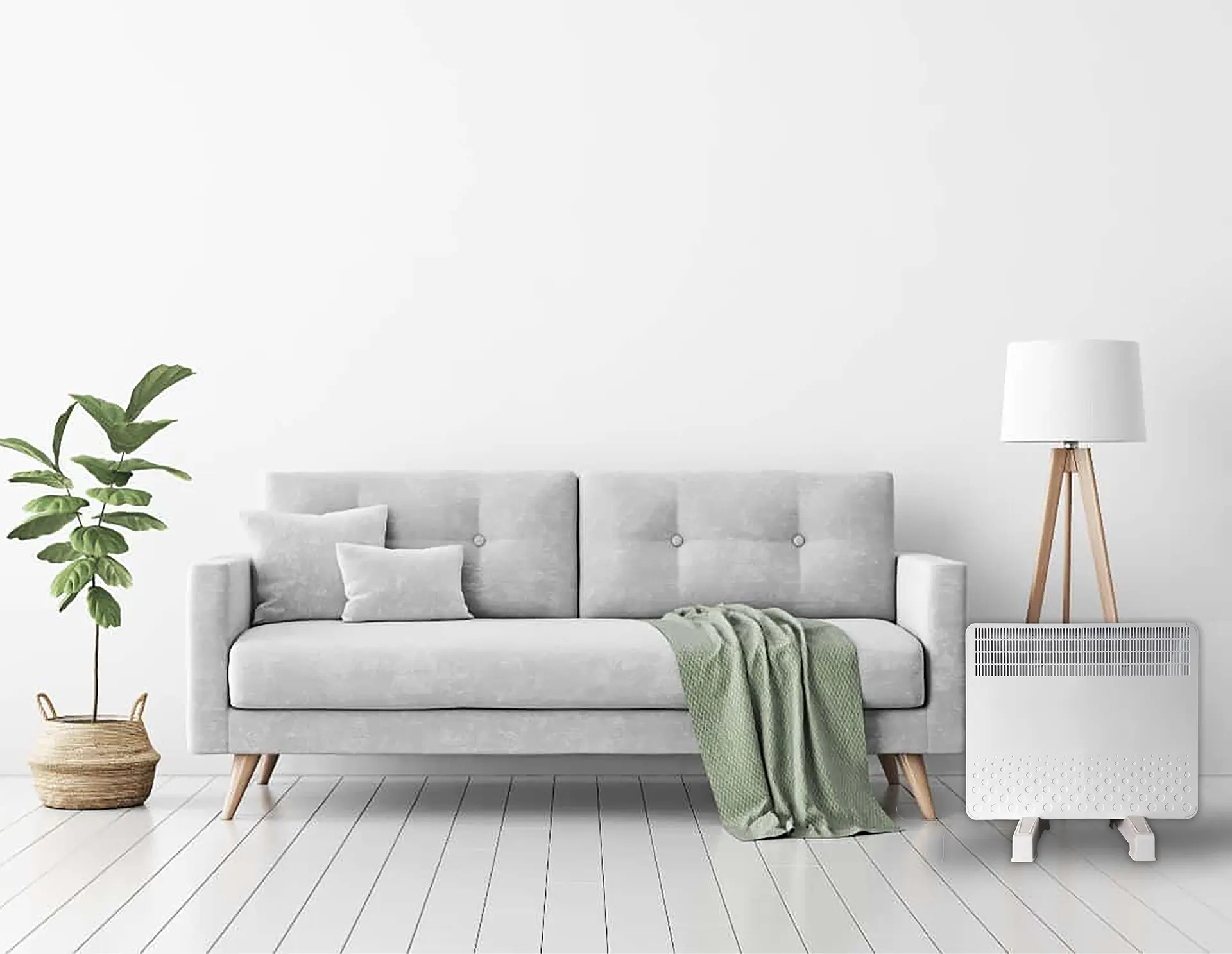 SOLARİS KIP 1000 Watt Dijital Konvektör Isıtıcı Beyaz
