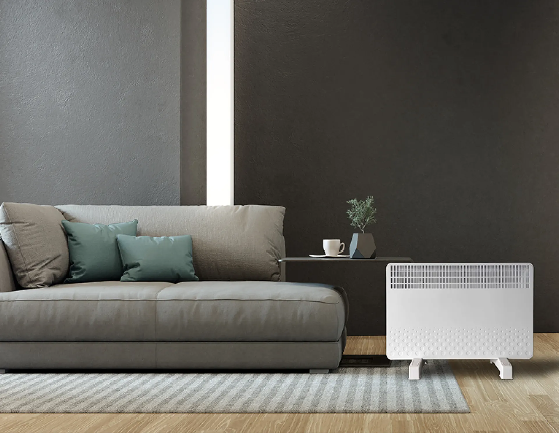 SOLARİS KIP 2000 Watt Manuel Konvektör Isıtıcı Beyaz