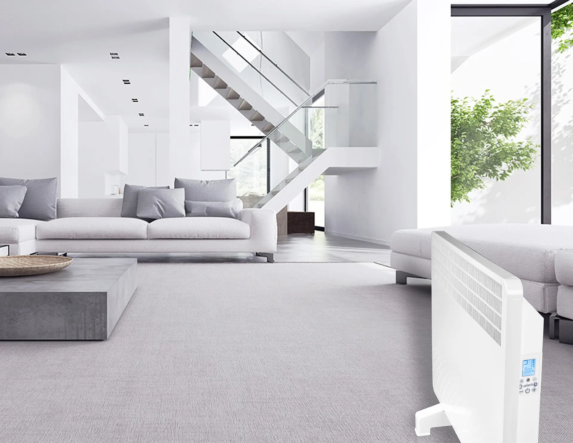 SOLARİS KIP 2000 Watt Profesyonel Konvektör Isıtıcı Beyaz